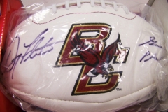 Boston College Signed Flutie and Phelan