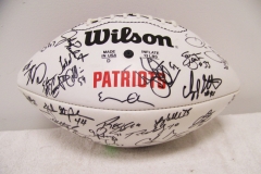 Signed Ben Watson patriots ball