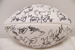 Signed Ben Watson patriots ball